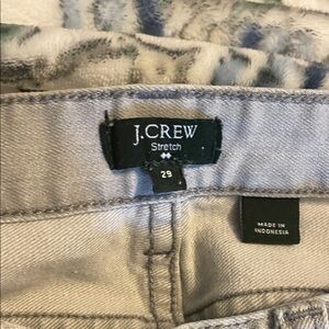 J.Crew Light Gray Stretch Denim